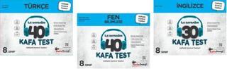 Kafadengi 2024 8. Sınıf Lgs Fen + Türkçe + İngilizce Kafa Test Seti 3 Kitap - Kafa Dengi