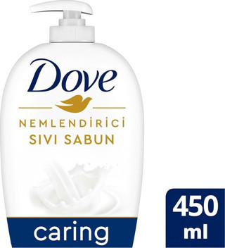 Dove Nemlendirici Sıvı Sabun Caring 1/4 Nemlendirici Krem Etkili 450 ml
