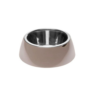 Ferplast Jolie Kedi ve Köpekler için Çelik Mama ve Su Kabı Gri 850 ml M