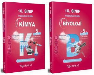 Test Okul 10. Sınıf Kimya + Biyoloji Soru Bankası Seti 2 Kitap 2023 - TestOkul Yayınları