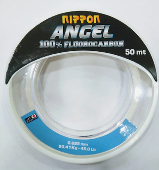 Nippon Angel 50 mt. Fluorocarbon Görünmez Misina  0,405 mm -  9,03 kg
