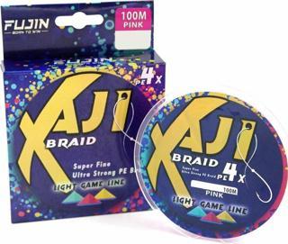 Fujin Aji Light Game Braid 4x 100mt Pink PE İp Misina 0,05 mm.