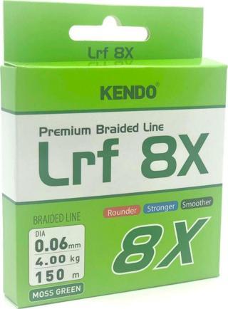 Kendo Lrf 8X Fıghtıng 150 mt mm Örgü ip (Moss Green) 0,10 mm. - 6 Kg.