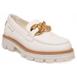 Mammamia D24Ya-3185Z Günlük Kırık Beyaz Kadın Ayakkabı
