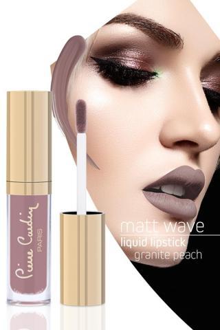 Pierre Cardin Matt Wave Liquid Lipstick – Mat Likit Ruj – Granite Peach