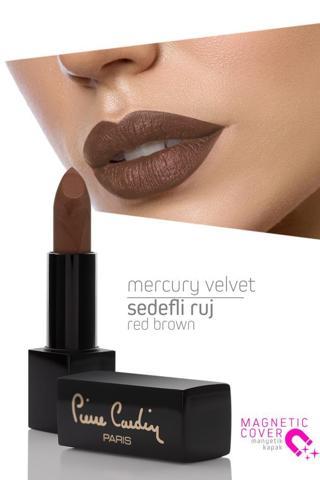 Pierre Cardin Mercury Velvet Lipstick  - Red Brown - 166