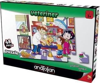 Anatolian 7465 Veteriner 48 Parça Puzzle