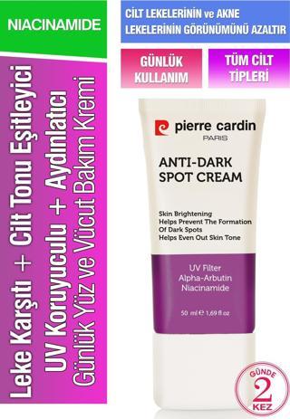 Pierre Cardin Leke Karşıtı Ve Cilt Tonu Eşitleyici, Uv Koruyuculu, Aydınlatıcı Günlük Bakım Kremi Yüz Ve Vücut  50 ml