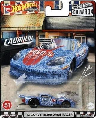 Hot Wheels Boulevard Premium 12 Corvette Z06 Drag Racer GJT68 HCR12