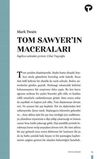 Tom Sawyer'ın Maceraları - Yeni Büyükler İçin