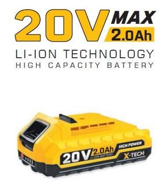 Sgs Akü Yedek Batarya 20 Volt - 2.0 Amper