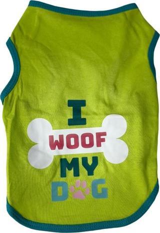 Petmamacı Kedi ve KÜÇÜK Köpek T-Shirt Yeşil L EN:28 BOY:44CM