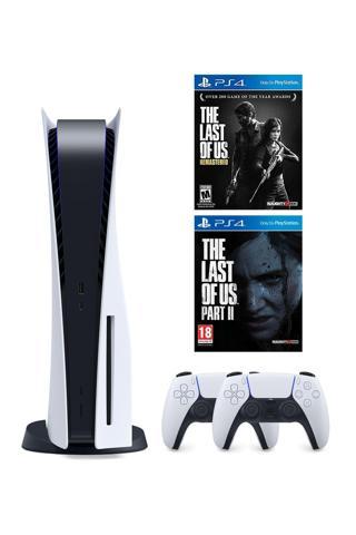Playstation 5 825 GB + 2. PS5 DualSense + PS5 The Last Of Us Remastered + The Last Of Us Part 2 (EURASİA GARANTİLİ)