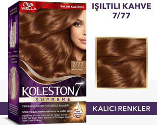 Koleston Supreme Saç Boyası 7/77 Işıltılı Kahve
