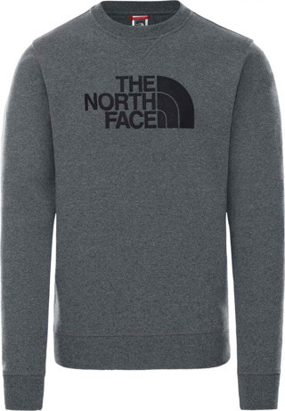 The North Face Nf0A4Svr M Drew Peak Crew Gri Erkek Sweatshirt