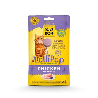 Delibon Tavuklu Lolipop Kedi Ödül Maması 6lı