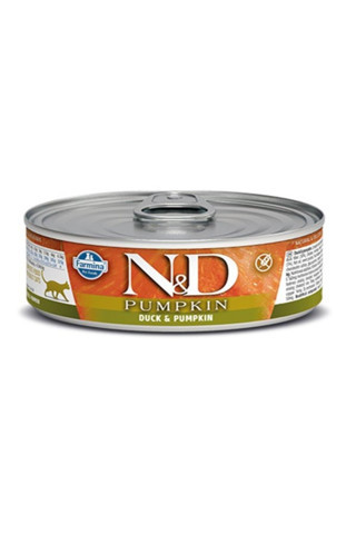 N&D Balkabaklı Ve Ördekli Kedi Konservesi 80 gr (12 adet)
