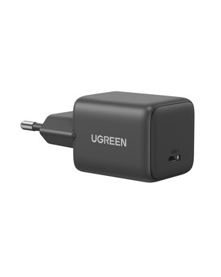 UGREEN 20W GaN Hızlı Şarj Cihazı Type-C QC PD 1xUSB-C, Gri, 55528