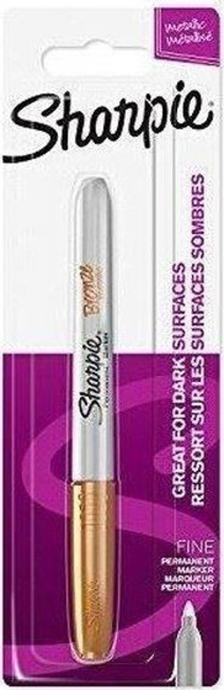 Sharpie Metalik Tekli Bronz Markör