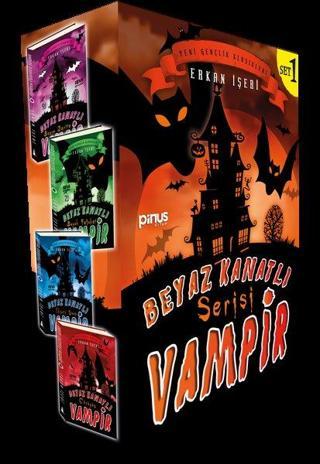 Beyaz Kanatlı Vampir Set 1-4 Kitap Takım - Erkan İşeri - Pinus Kitap