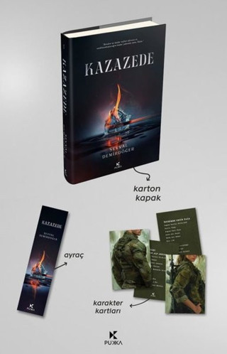 Kazazede 1 - Ayraç ve Karakter Kartı Hediyeli - Pukka Yayınları