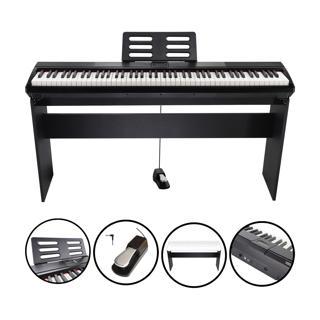 Jwin Sapphire SDP-110 Çekiç Aksiyonlu 88 Tuşlu Dijital Piyano - Siyah