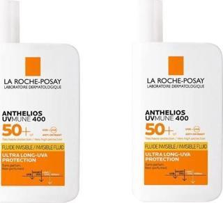 La Roche-Posay Anthelios Uvmune 400 Spf 50+ Invisible Fluid 50 ml 2 adet Kampanya