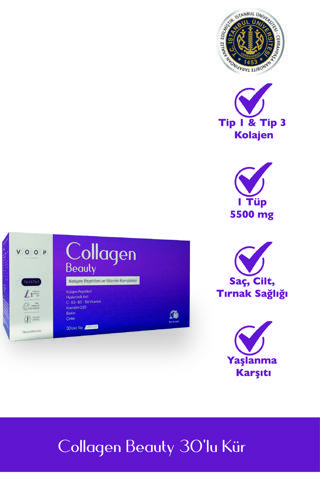 Voop Collagen Beauty 5500 Mg Nar Aromalı 30 Shot X 40 ml