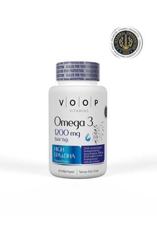 Voop Omega 3 Balık Yağı 1200 Mg 60 Kapsül