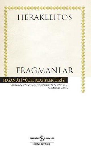 Fragmanlar-Hasan Ali Yücel Klasikler - Herakleitos  - İş Bankası Kültür Yayınları