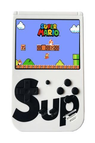 Cosmostech Sup Game Box Plus 400 Oyunlu Taşınabilir Mario Oyunlu Retro El Atarisi Beyaz
