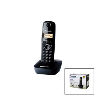 Lunaev Panasonic Kx - TG1611 Siyah - Oval Kablosuz Dijital Telsiz Telefon