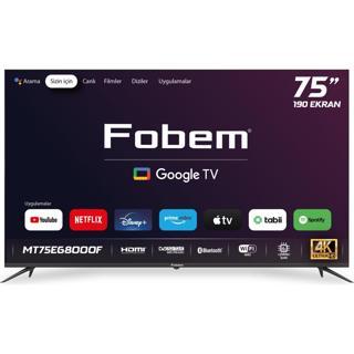 Fobem MT75EG8000F 75” FRAMELESS ULTRA HD GOOGLE TV