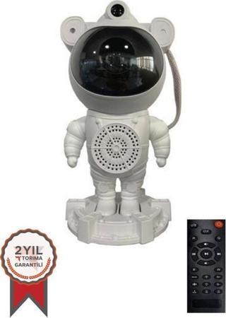 Torima LW-66 Beyaz Astronot Kumandalı Bluetooth Hoparlör Müzik Çalar