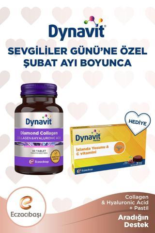 Dynavit DynavitCollagen & Hyaluronic Acid 30 Tablet - Sevgililer Günü Özel Pastil Hediyeli