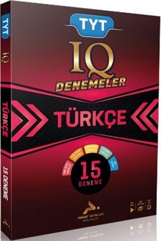 TYT IQ Türkçe Video Çözümlü 15 Deneme Paraf Yayınları - Paraf Yayınları