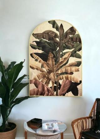 The Mia Tropic Leaf Tablo 60x90 cm