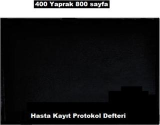 Sert Kırtasiye Hasta Kayıt Protokol Defteri 400 Yaprak 800 Sayfa