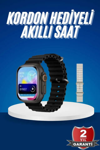 zenvia Ultra Akıllı Saat 49 Mm Çift Kordonlu Arama Cevaplama Bluetooth Bağlantılı znv2025