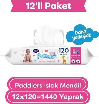 Paddlers Islak Mendil 120 x 12 li Koli(1440Yaprak)