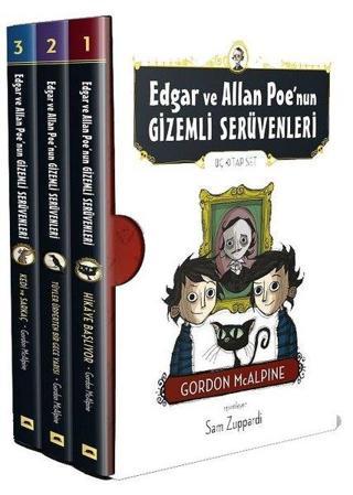 Edgar ve Allan Poe'nun Gizemli Serüvenleri Seti-3 Kitap Takım-Özel Kutulu - Gordon McAlpine - Kolektif Kitap