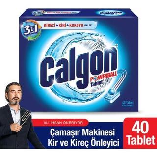 Calgon Çamaşır Makinesi Kireç Önleyici Tablet 40'lı