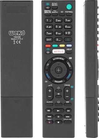 WEKO KL RM-L1275 SONY NETFLIX TUŞLU LCD LED TV KUMANDA (40175=16439)