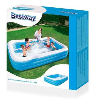 62002 Pompalı-Bestway 54009, Jumbo Deluxe Şişme Aile Havuz