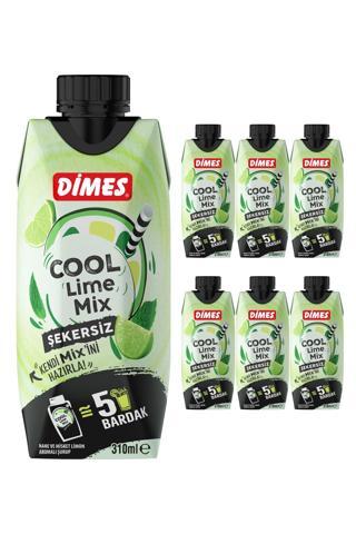 Dimes Cool Lime Şekersiz Mix 310 ml x 6 Adet