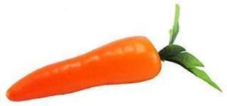 Yapay Sebze Havuç Carrot 1adet 15*4cm Gerçek Boyut