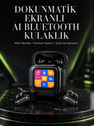 Marsilyan Akıllı Dokunmatik Kontrol AI Özellikli Bluetooth Kulaklık
