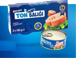 Derya Iri Parçalı Ton Balığı 2 X 160 Gr X 2 Adet