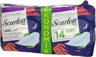 Scarlett Ultra Hijyenik Gece Pedi Kuruluk Yumuşaklık Ekonomik Paket 14 Adet