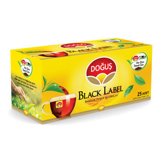Doğuş Black Label Bardak Poşet Çay 25'li 50 G (6'li Paket)